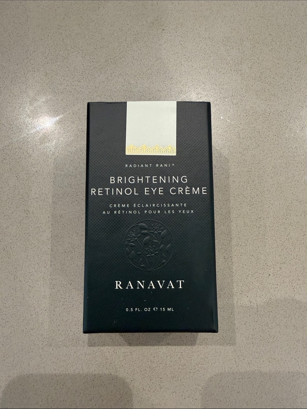 Ranavat Brightening Retinol Eye Crème — Black